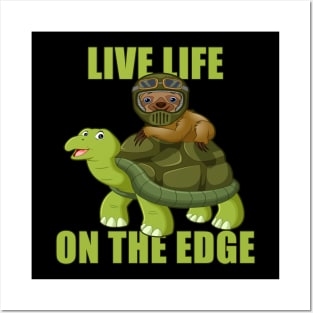 Live Life On The Edge Posters and Art